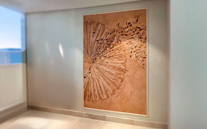 Obras de arte integradas en un interiorismo de lujo sofisticado