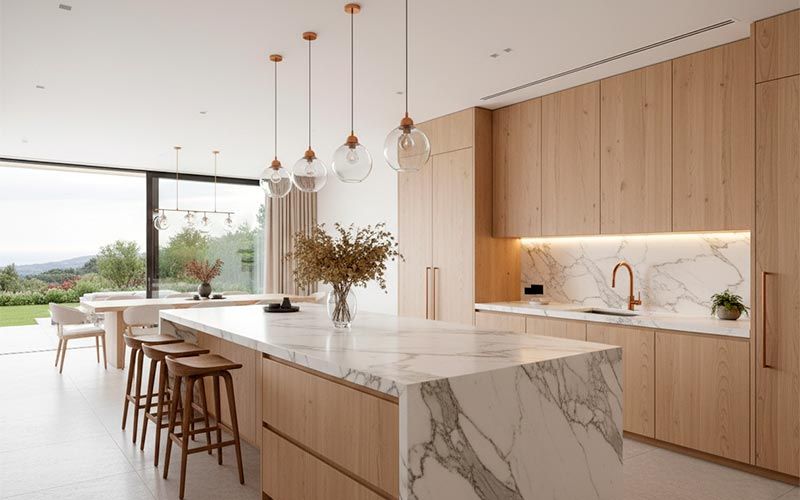 Optimización del espacio en un interiorismo sofisticado con distribución equilibrada