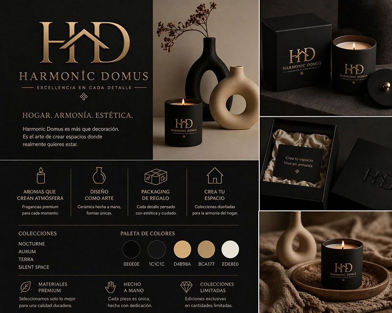 Selección de colores y elementos decorativos para interiorismo y decoración