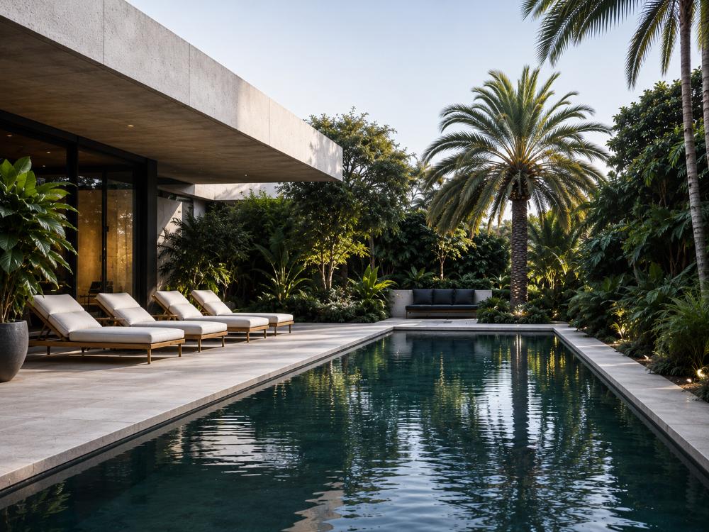 diseño de jardines en marbella o terraza con piscina en marbella